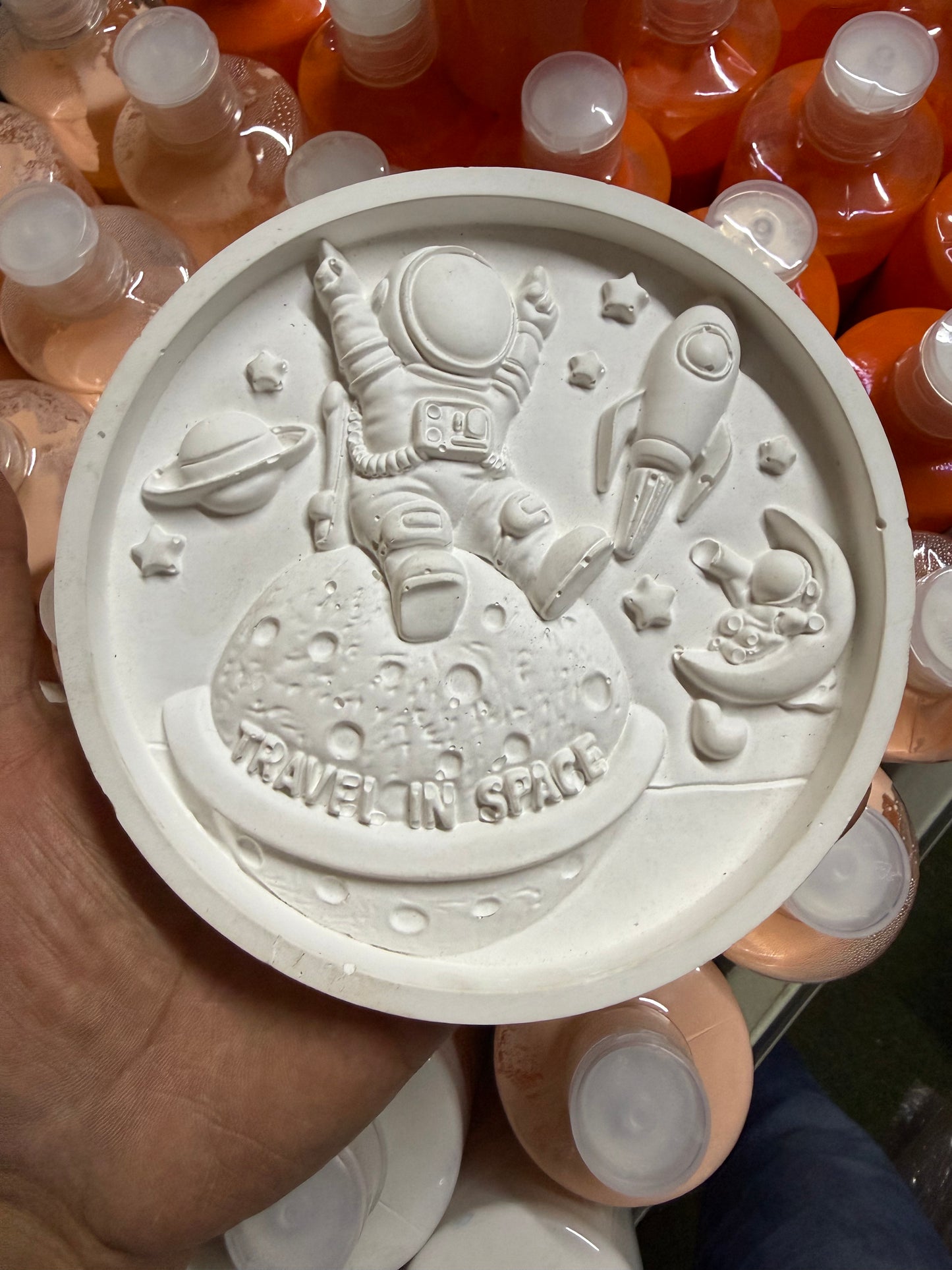 Premium Astronaut "Travel in Space" Silicone Mold | ARM536 (OWN)
