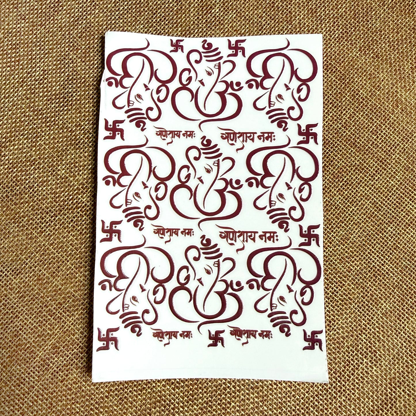 Ganpati UV Transfer Sticker | UV011