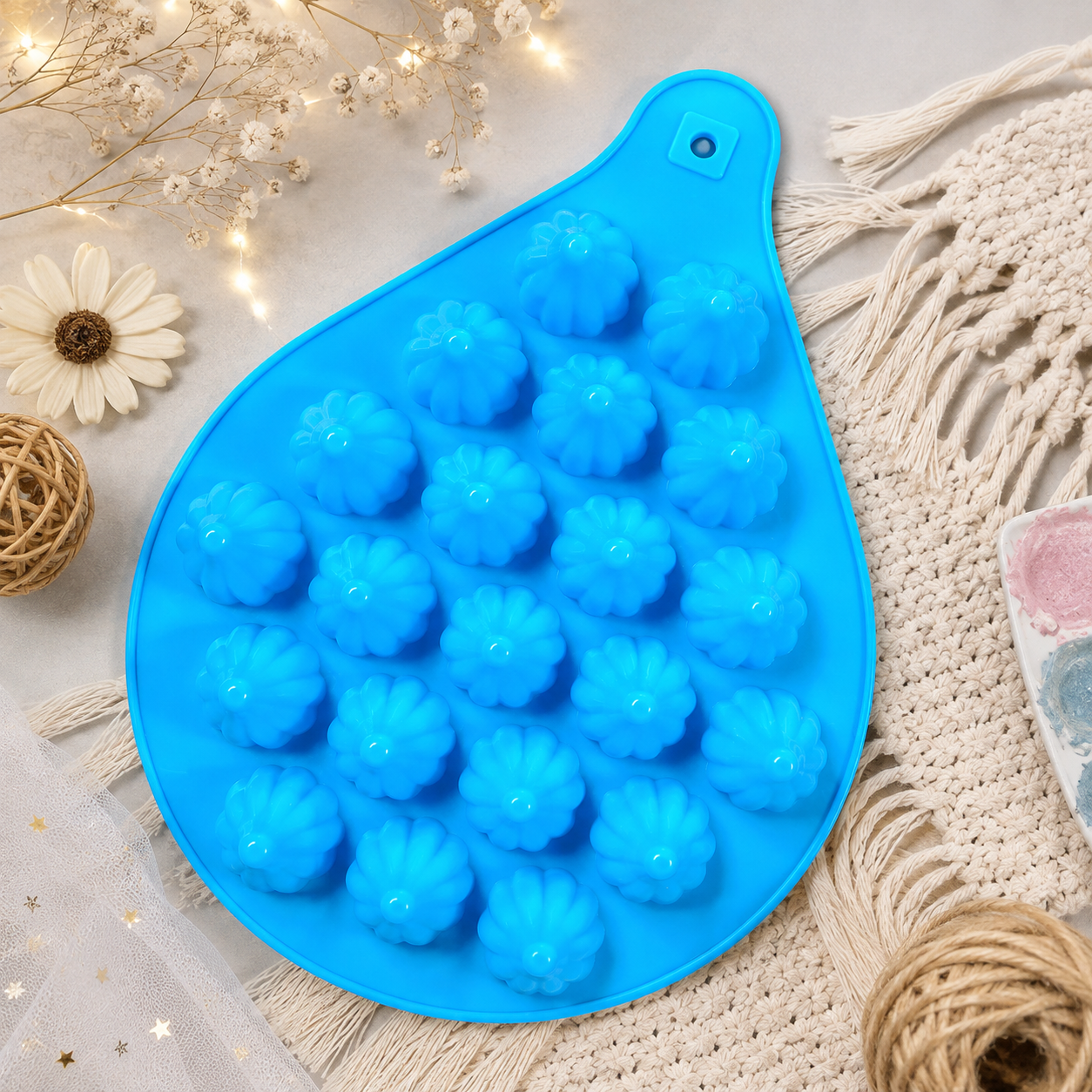 21 Cavity Mini Modak Mold
