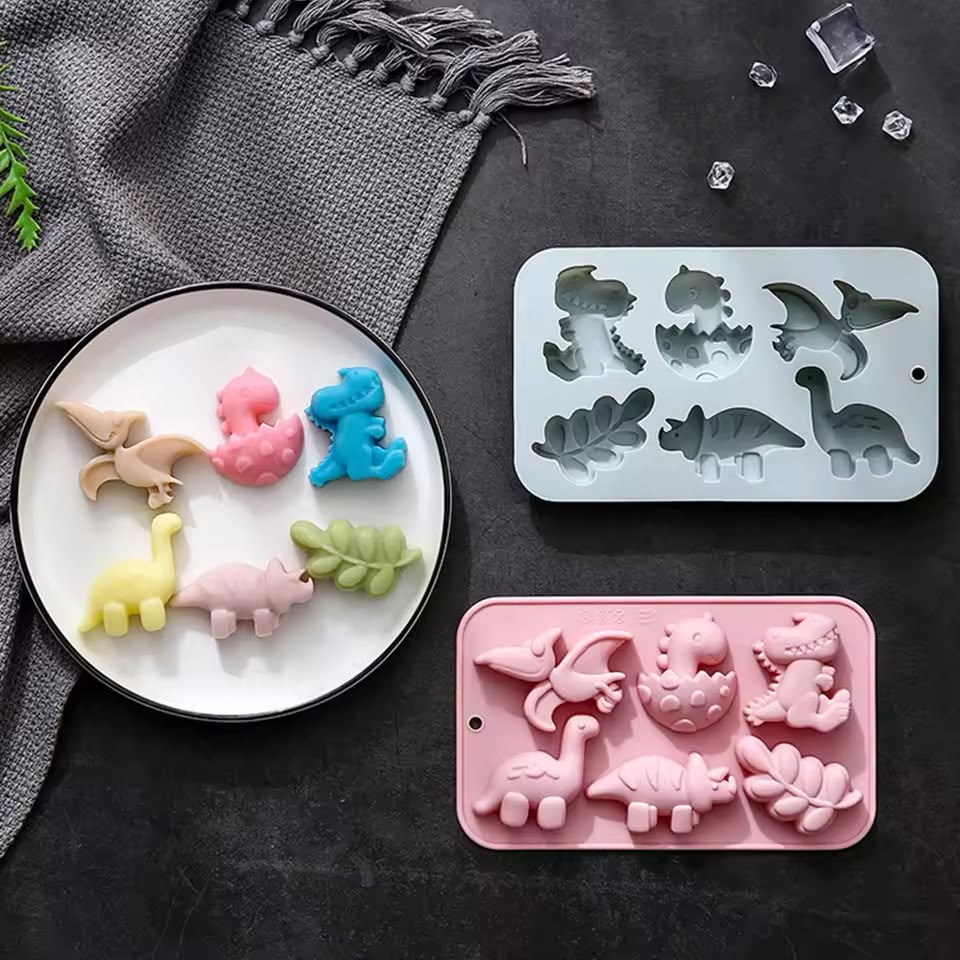 Cute Dinosaur Theme Silicone Mold | SSM305