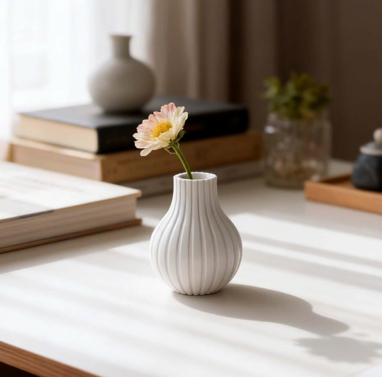 Modern Ribbed Vase Full Strip | ARM559