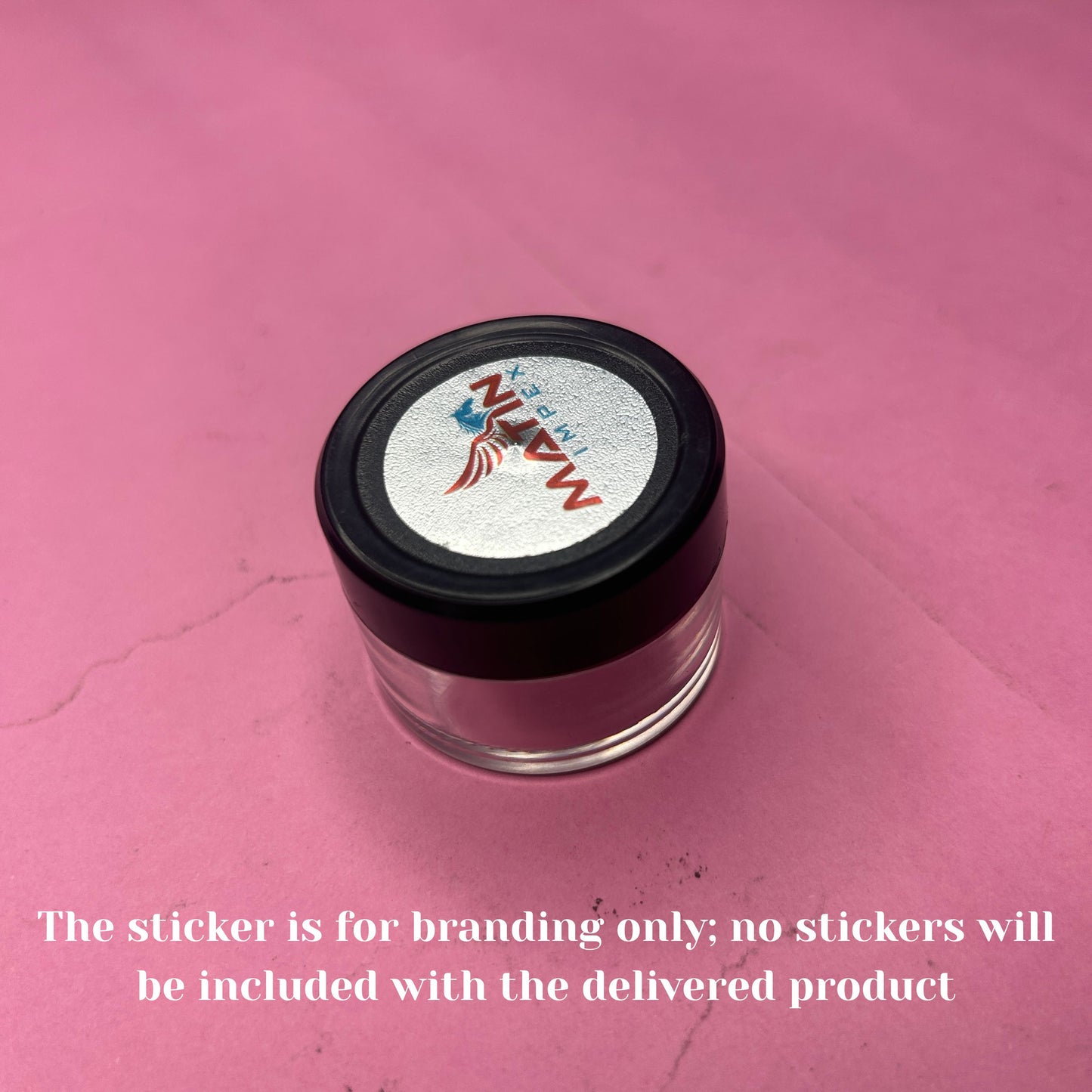 15g Acrylic Jar Black Cap PM011