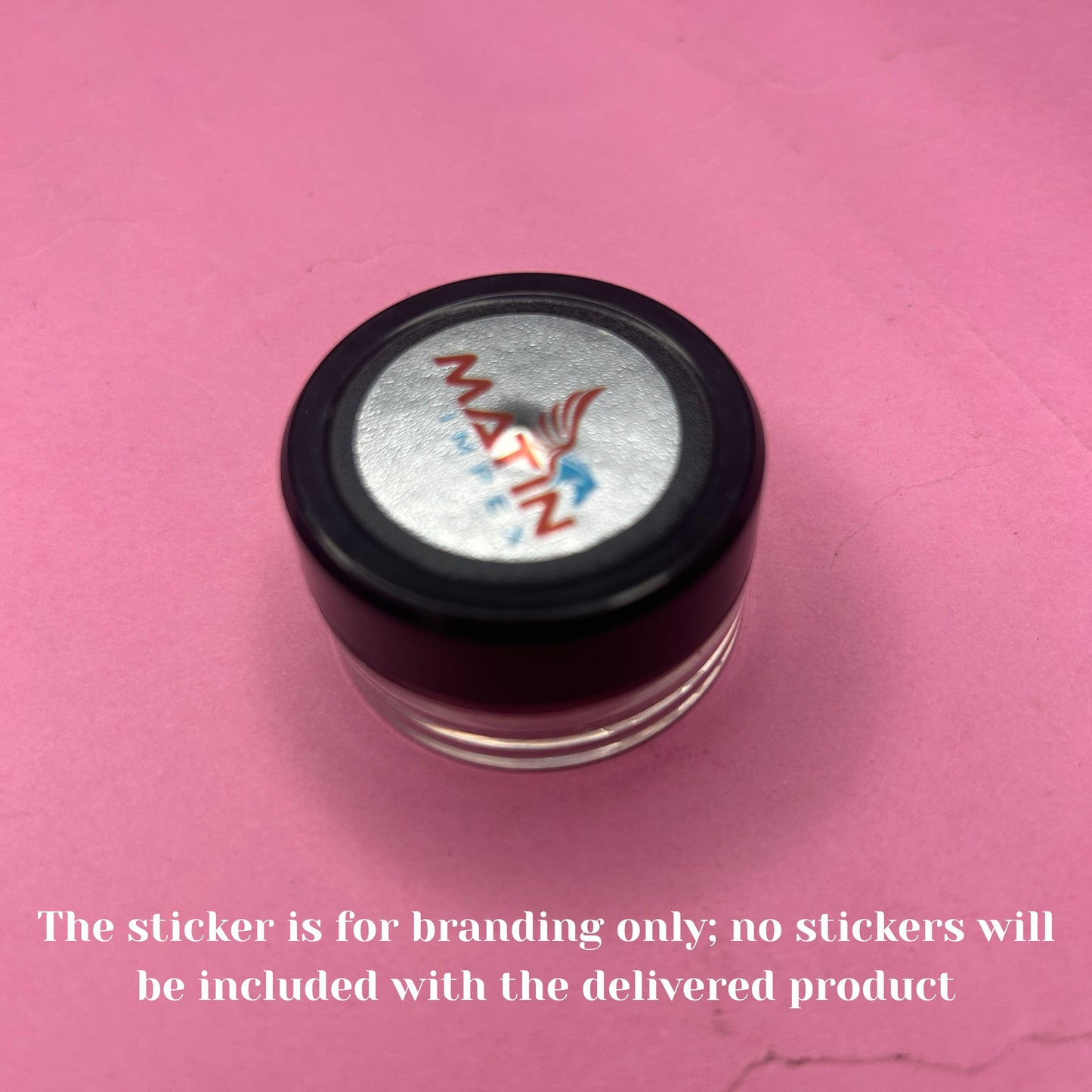 8g Acrylic Jar Black Cap PM010