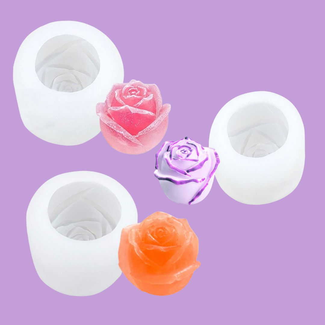 Set of 3 Rose Molds WCM668