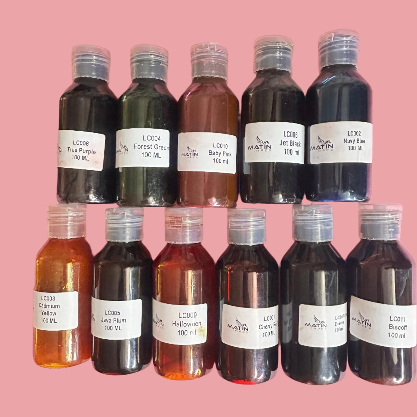 Candle Colors (Liquid), LC001-LC013
