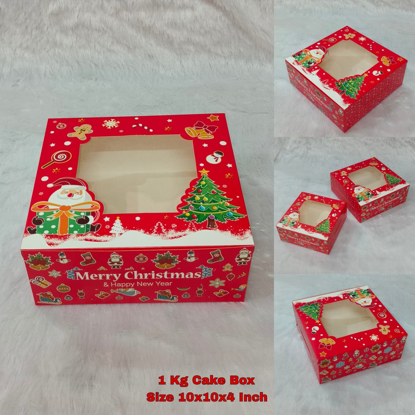 Santa & Tree Holiday Box PM403 (10PCS)
