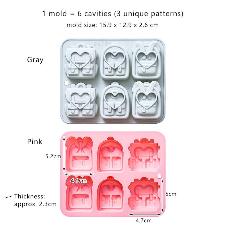 School Bag Silicone Mold | SSM311