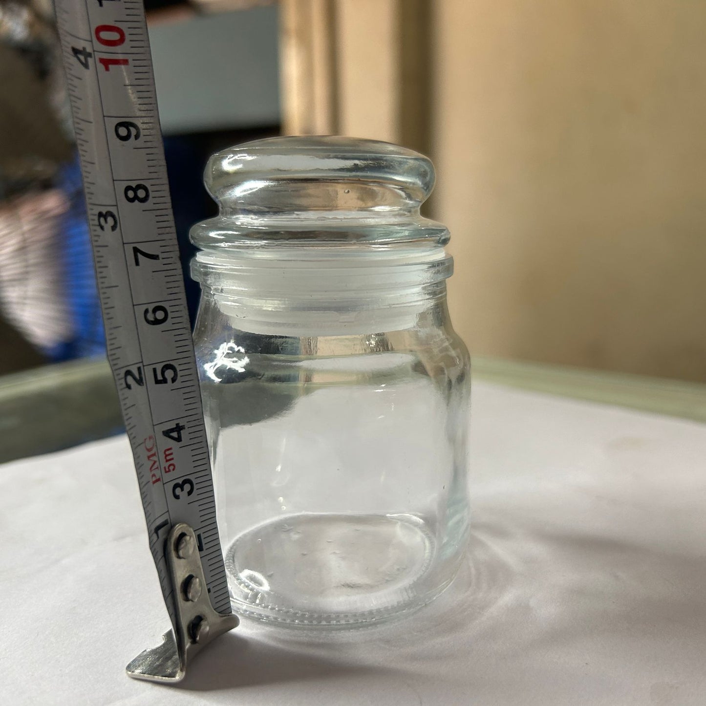 Glass Candle Jars 100ml Yankeen Glass Jar Lid) 6pcs PM044