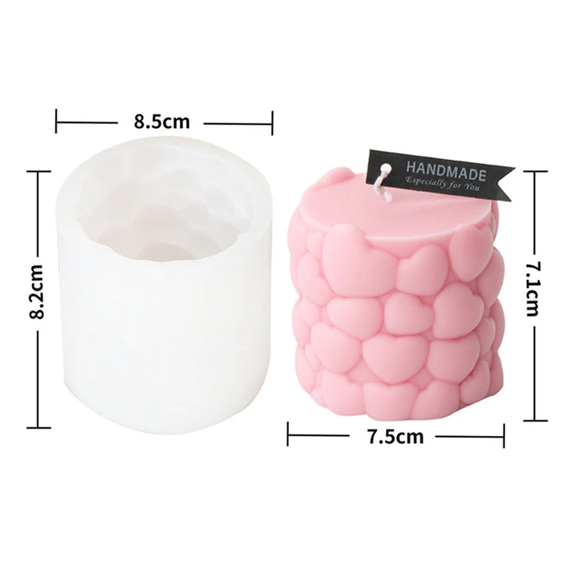 Romantic Heart Mold WCM666