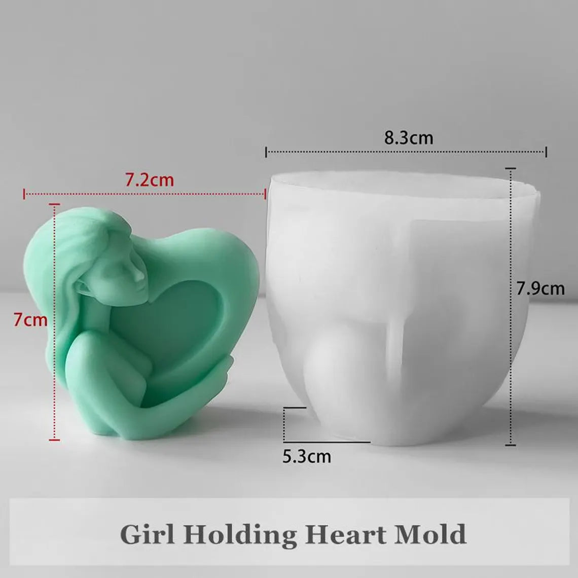 Hold Heart Candle Mould WCM675