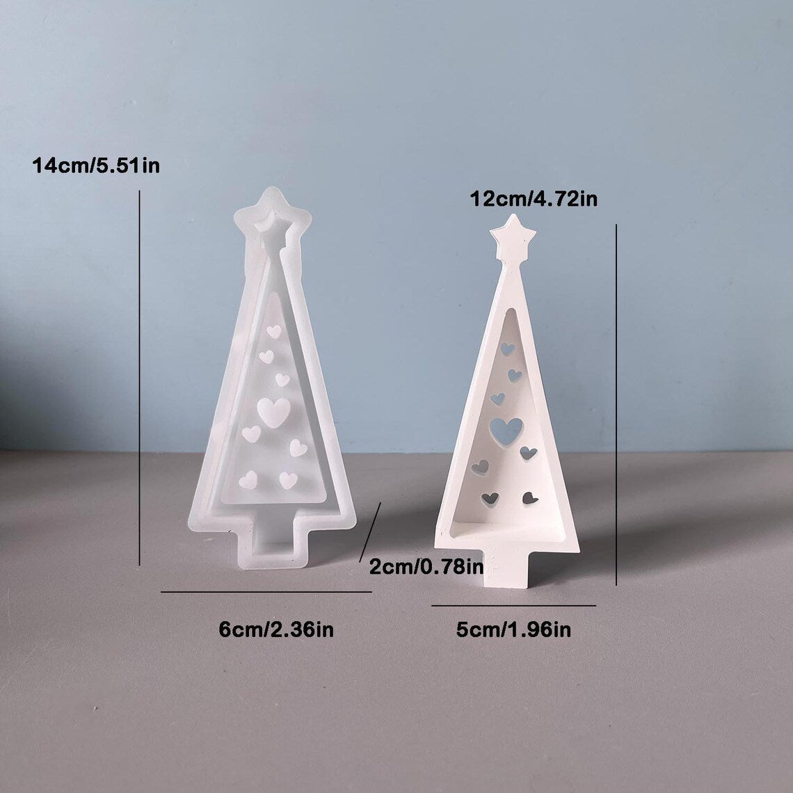 Starry Heart Tree Mould ARM483