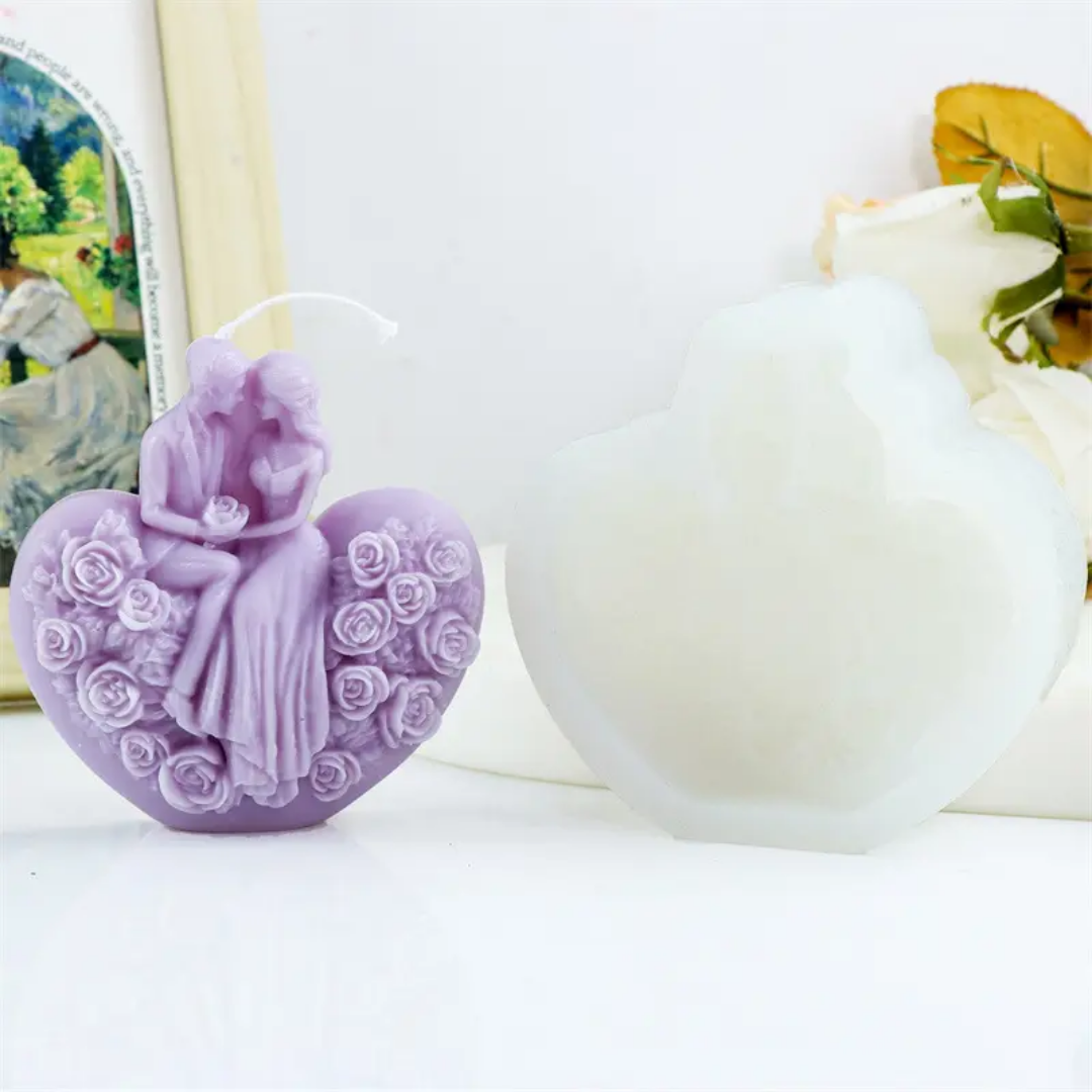 WCM780 Romantic Anniversary Couple Statuette Mould