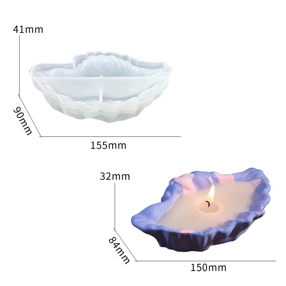Seashell Wave Dish Mold l ARM509