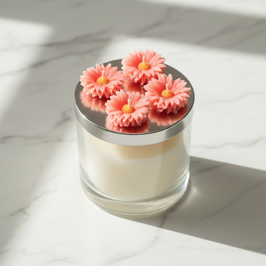 Spring Bloom Flower Silicone Mold CFM409 for candle, soap, and resin crafts