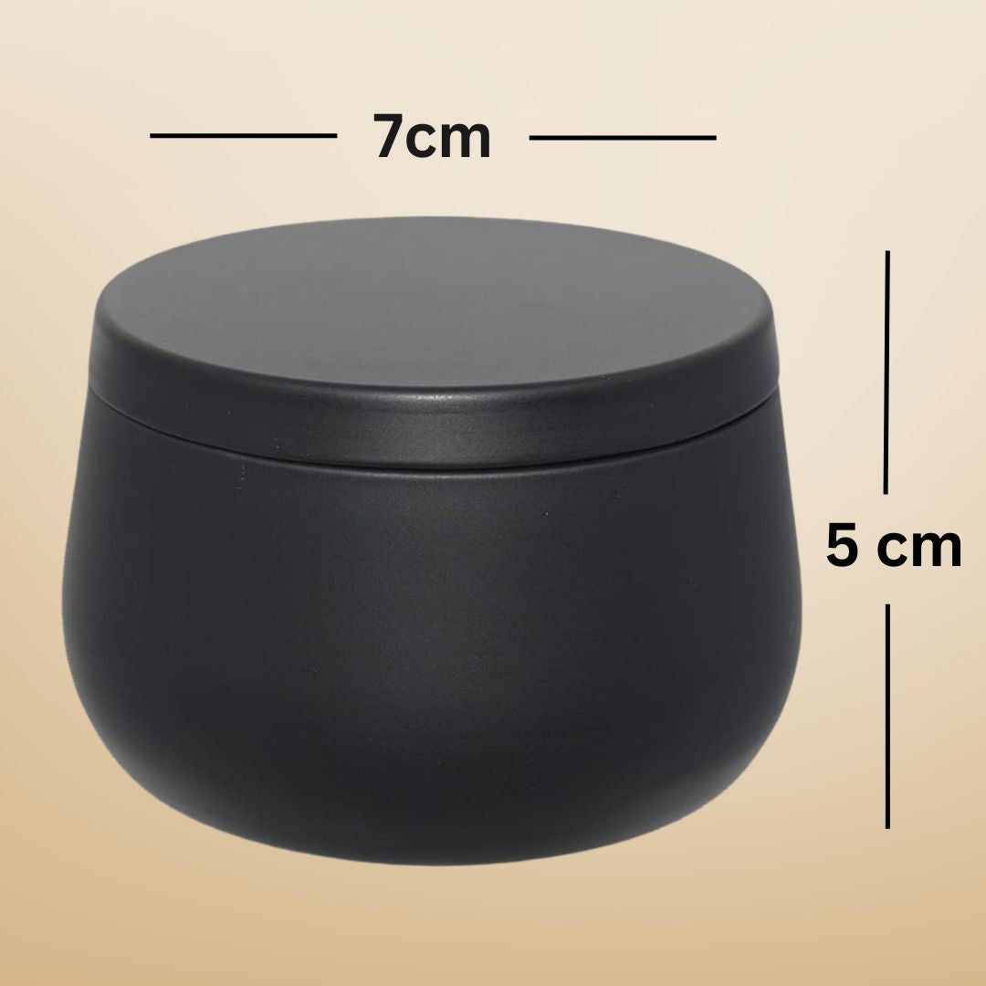 Tin Metal Cans Luxury 6 PCS PM354
