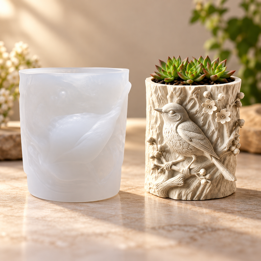 Singing Cuckoo Planter Mould | MLD-ARM585