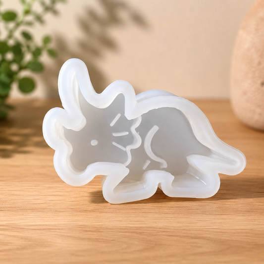Cute Triceratops Dinosaur Silicone Mold | WCM872 (OWN)