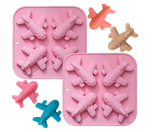 Airplane Silicone Mold – 4 Cavity | SSM288