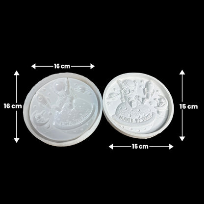 Premium Astronaut "Travel in Space" Silicone Mold | ARM536 (OWN)
