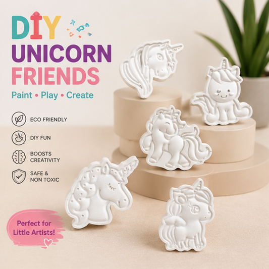 Magical Unicorn Concrete DIY Activity Kit of 6 | RCP009