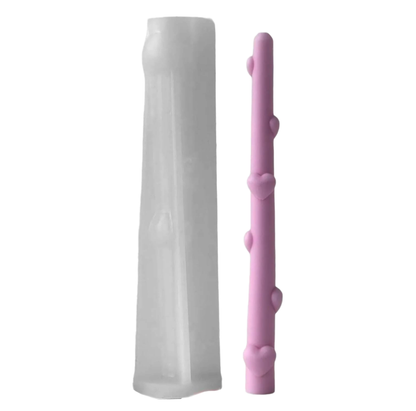 Heart Pillar Candle Silicone Mold | WCM877