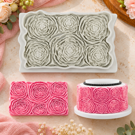 Ruffle Bloom Cluster Lace Mould | CFM469