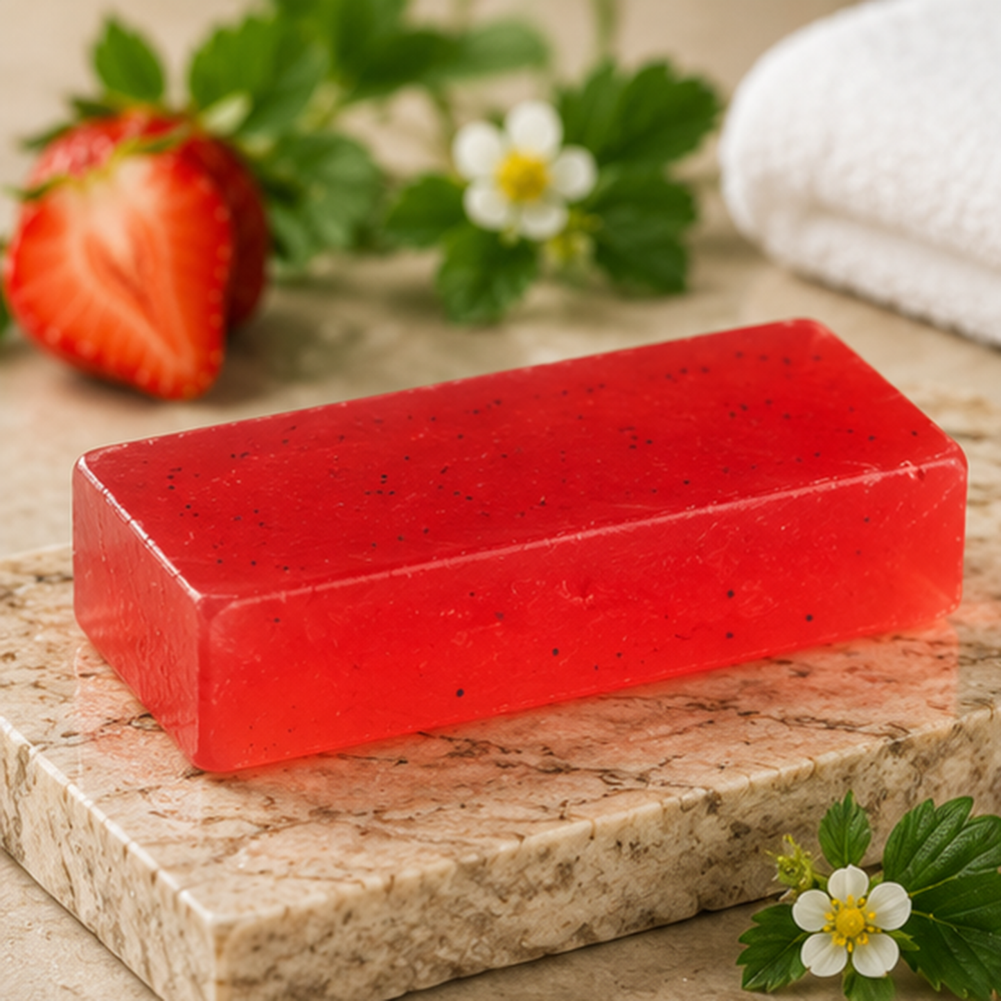 Strawberry Solid Premium Soap Base SPB022