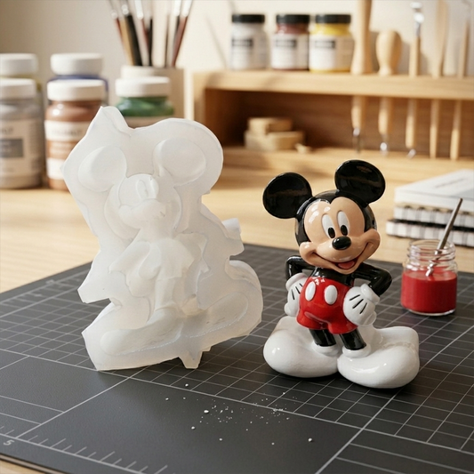 Mickey Mouse Silicone Mold for Candle, Soap, Resin & Plaster Crafts | WCM869 (OWN)