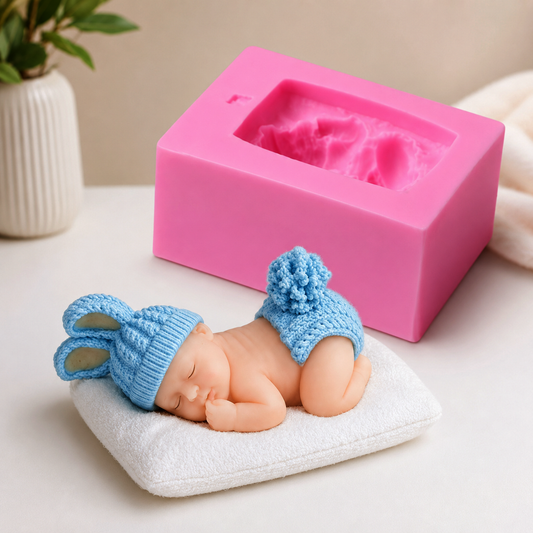Baby Sleeping on Mat Mould SSM120(own)