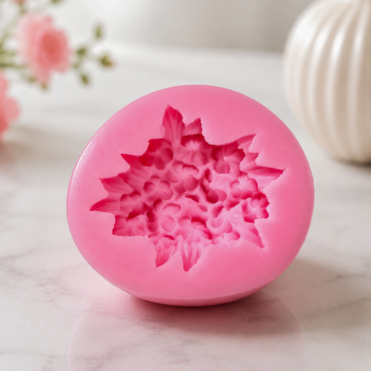 Floral Maple Leaf Silicone Mold for Candle, Soap, Resin & Clay Crafts | CFM451