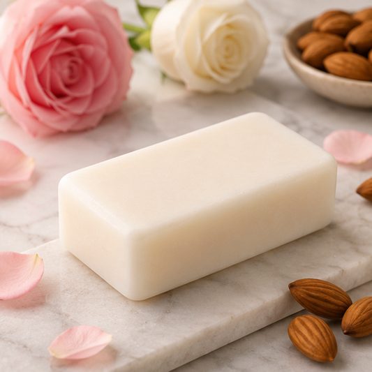 Rose almond Super Premium Range Soap Base SPB014
