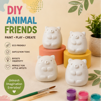 Cute Animal Concrete DIY Activity Kit | RCP010