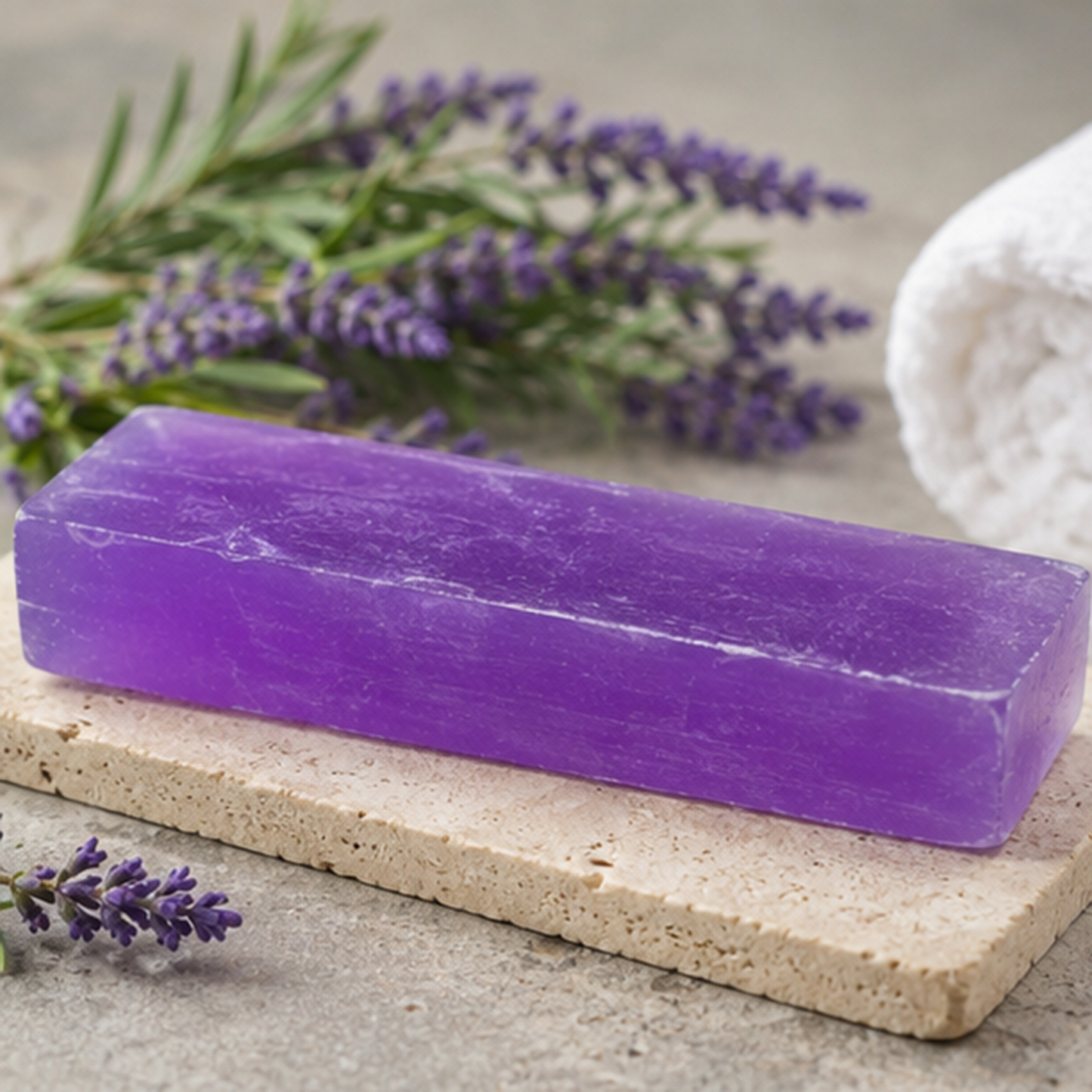 Lavender Super Premium Range Soap Base SPB026