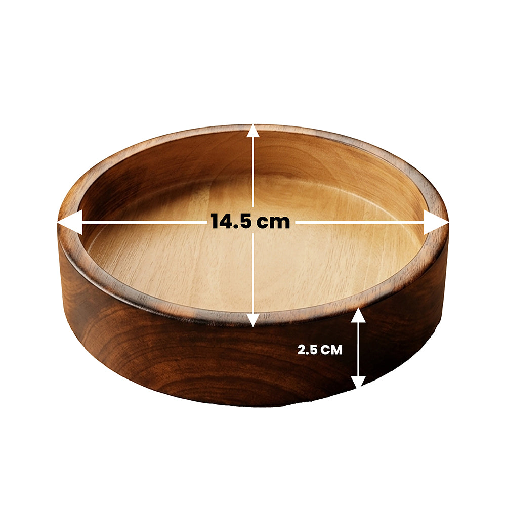 Round Wooden Bowl