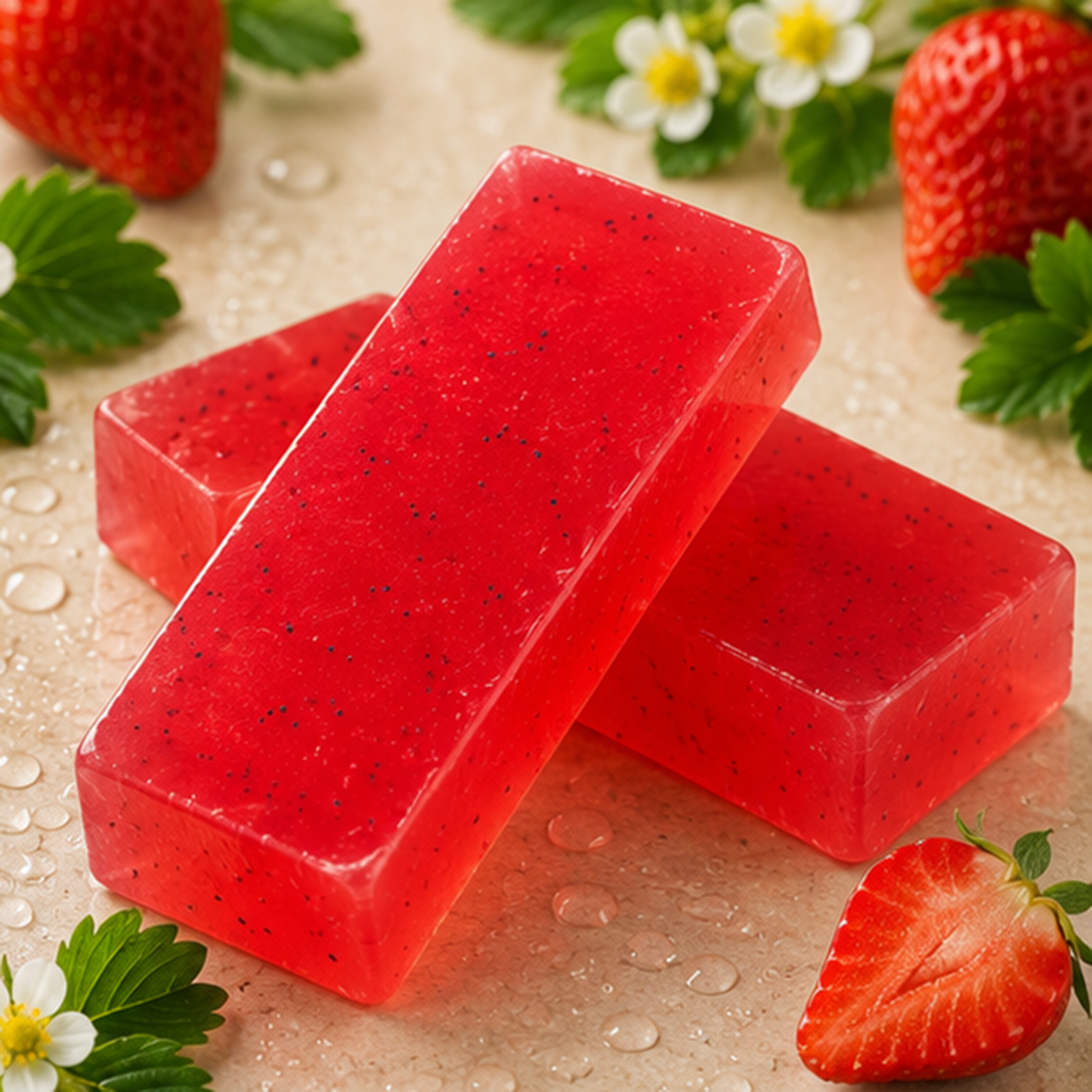 Strawberry Solid Premium Soap Base SPB022