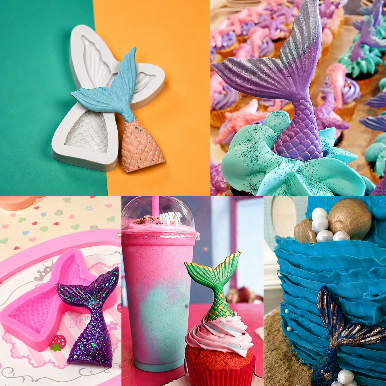 Mermaid tail Mold CFM060