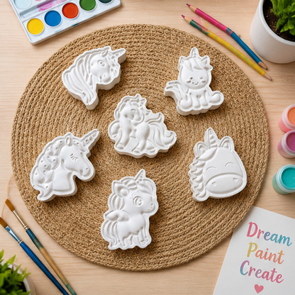 Magical Unicorn Concrete DIY Activity Kit of 6 | RCP009