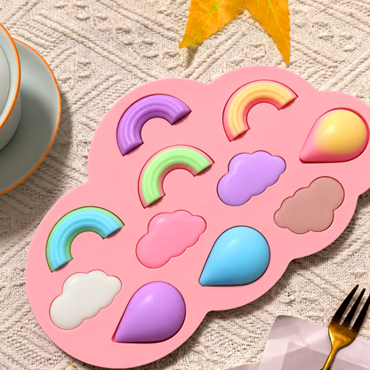 Rainbow & Cloud Silicone Mold | MLD-SSM347