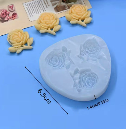 Silicone Rose Flower Mold | CFM442