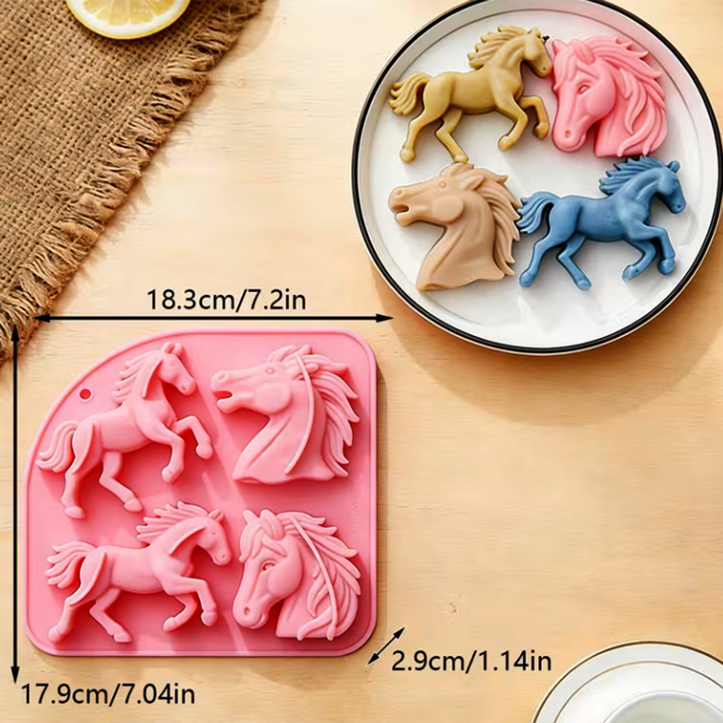 Horse Theme Silicone Mold | SSM306