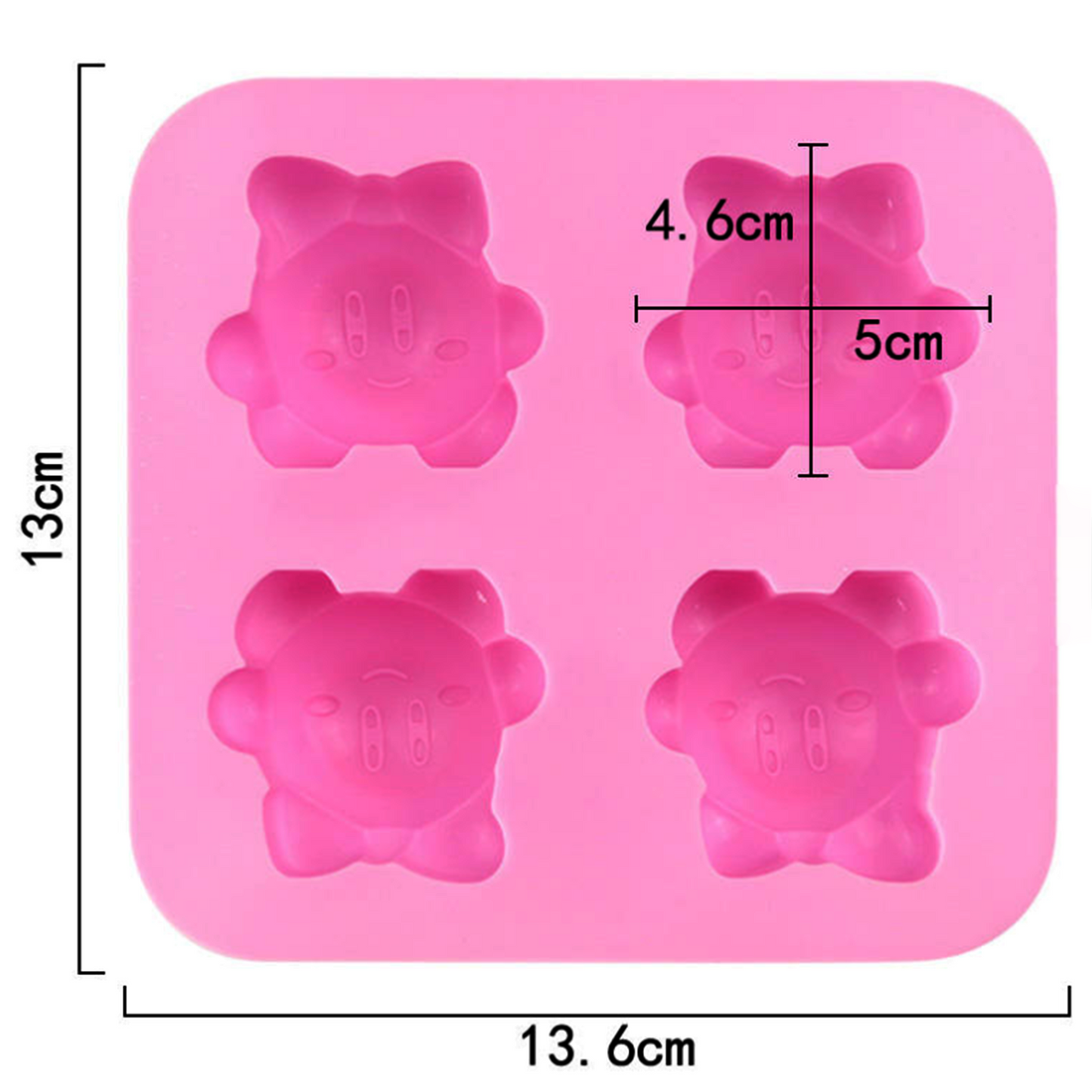 4 Cavity Cartoon Soap & Chocolate Mold | SSM291