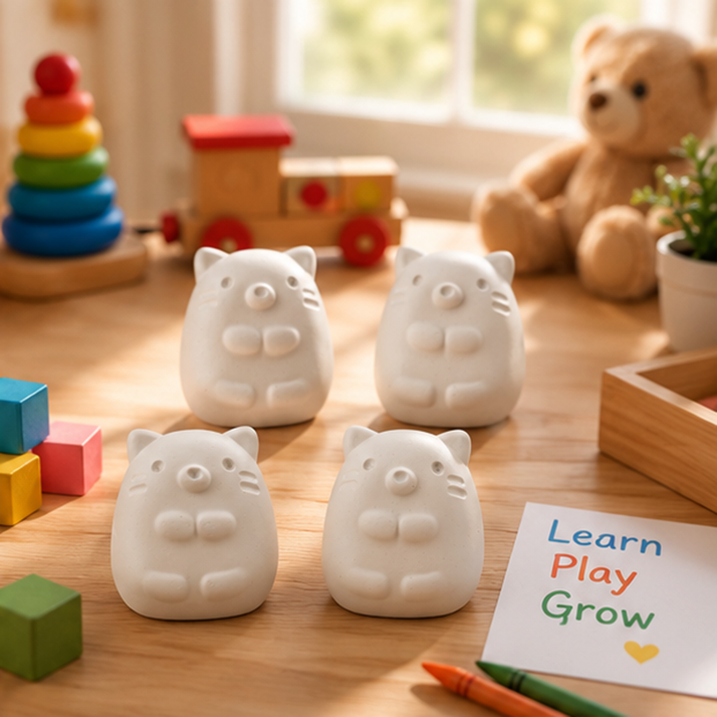Cute Animal Concrete DIY Activity Kit | RCP010