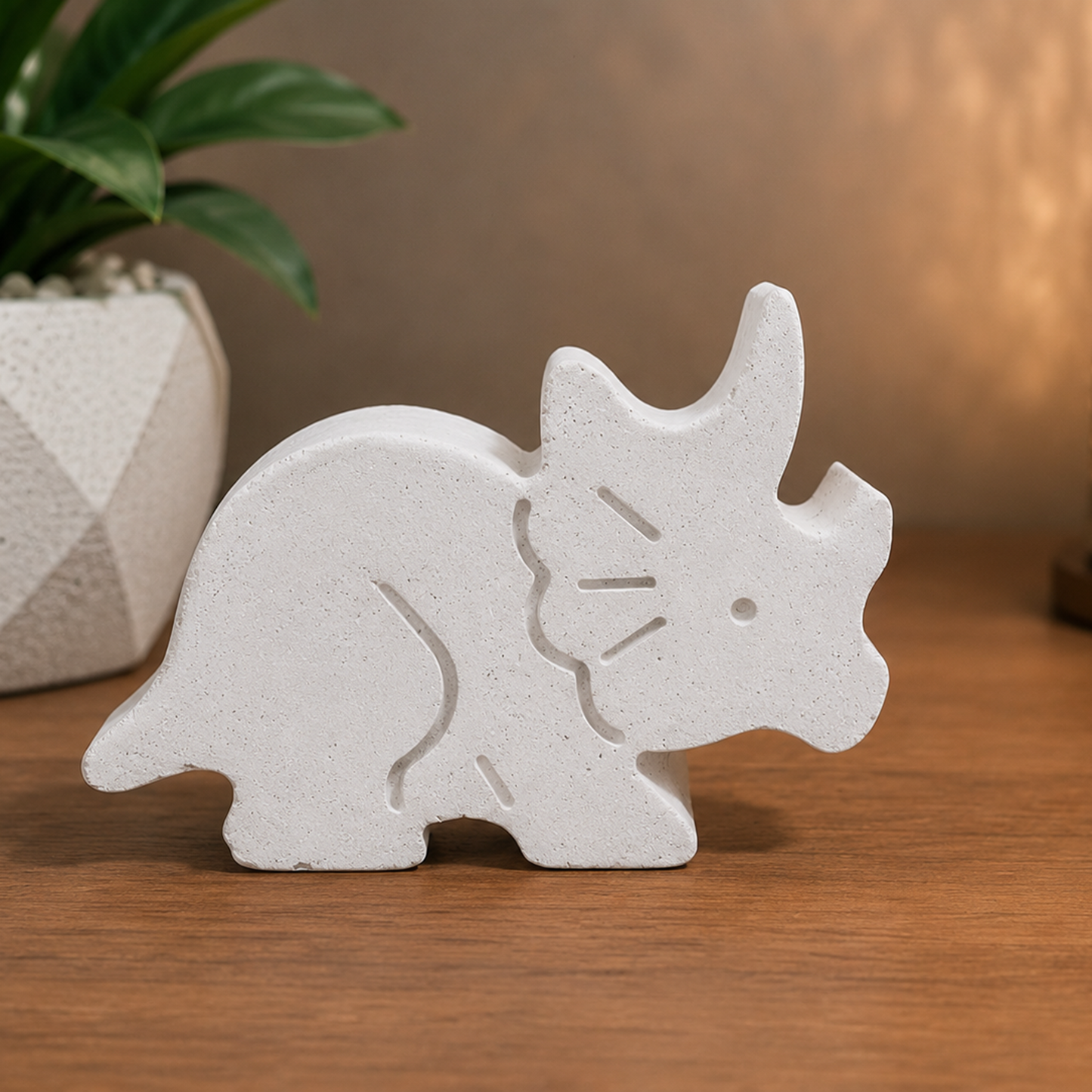 Cute Triceratops Dinosaur Silicone Mold | WCM872 (OWN)