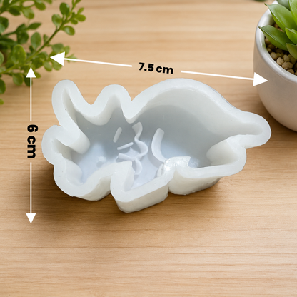 Cute Triceratops Dinosaur Silicone Mold | WCM872