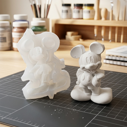Mickey Mouse Silicone Mold for Candle, Soap, Resin & Plaster Crafts | WCM869