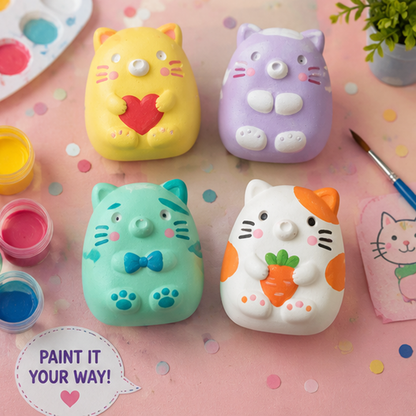 Cute Animal Concrete DIY Activity Kit | RCP010