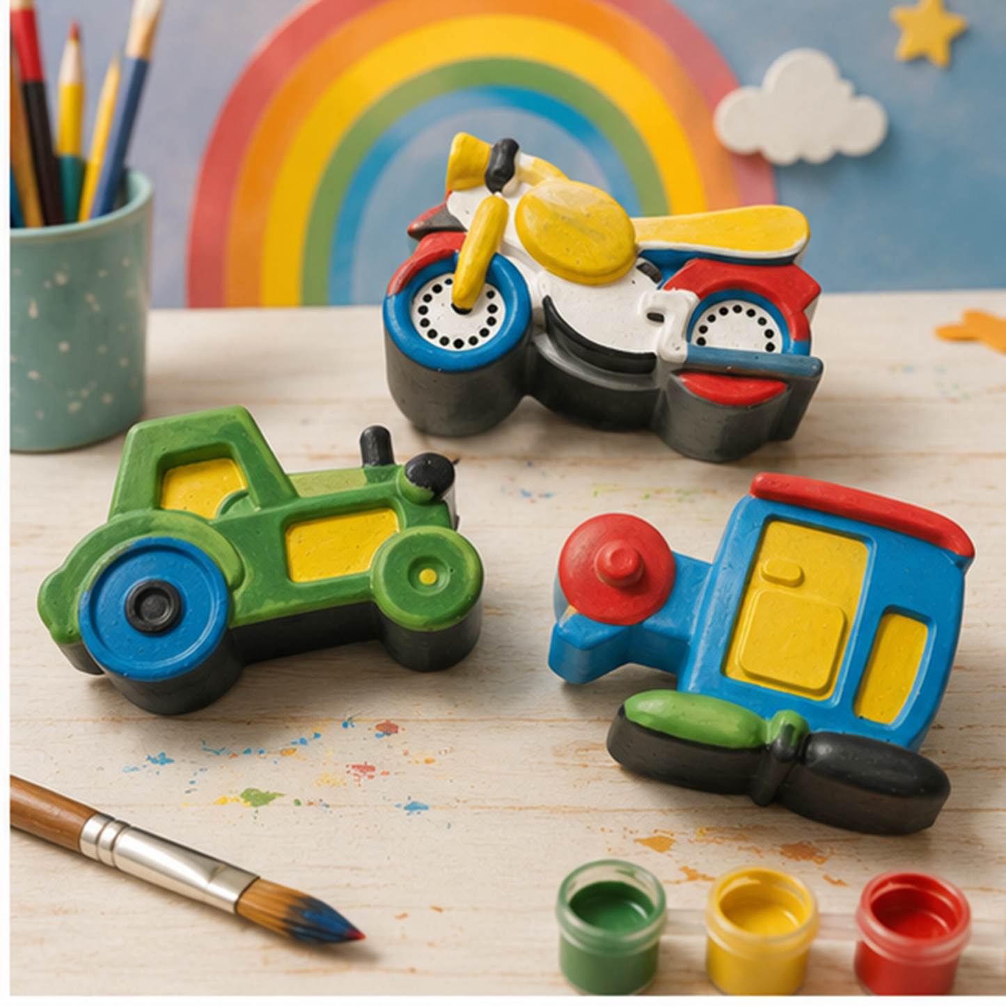 Concrete Vehicle DIY Craft Toy Set | RCP003