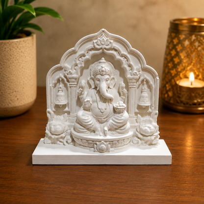 Lord Ganesha Silicone Mold With Base for Resin & Concrete Decor | WCM873