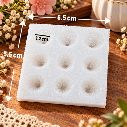 9 Cavity Cone Texture Silicone Mold for Candle, Fondant, Resin & DIY Crafts | MLD-CFM492[own]
