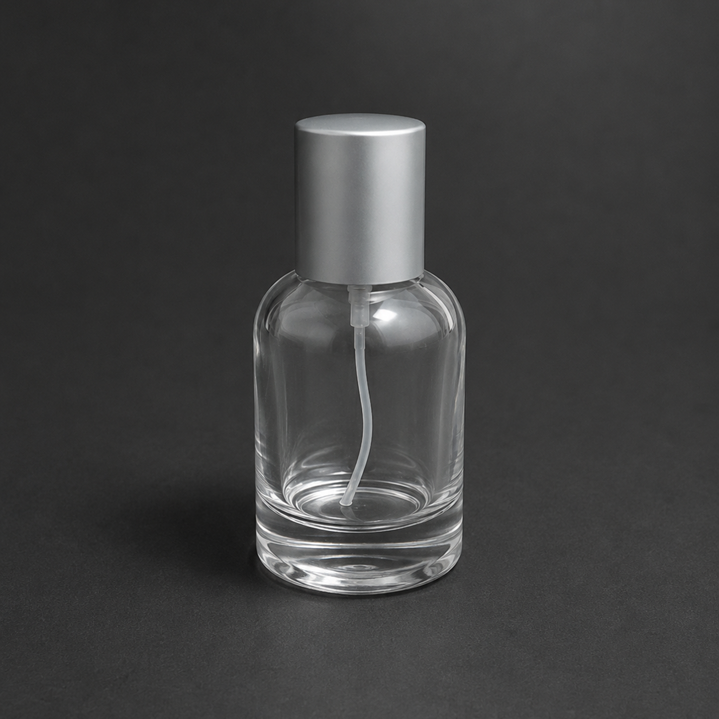 Round Shape glass Perfume Spray Bottle with Metal Cap (Set of 4)| PGB005